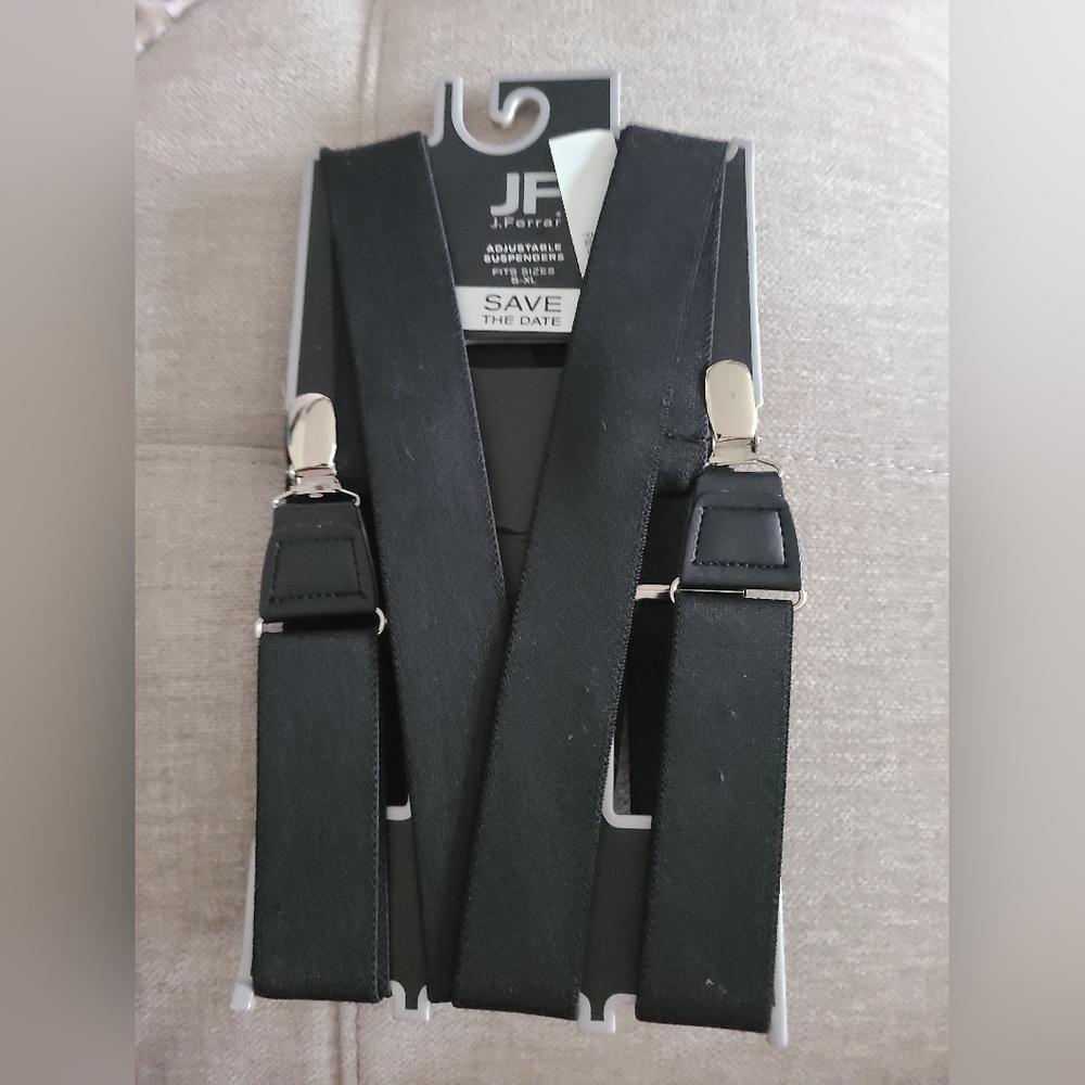 New J.Ferrar Men's Suspenders fit size S-XL